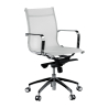 Design bureaustoel Brenton mesh, lage rugleuning