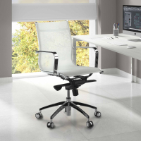 Design bureaustoel Brenton mesh, lage rugleuning