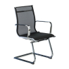 Vergaderstoel Brenton, sledevormig frame, Mesh bekleding