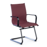 Vergaderstoel Brenton, zwart frame, kunstleer