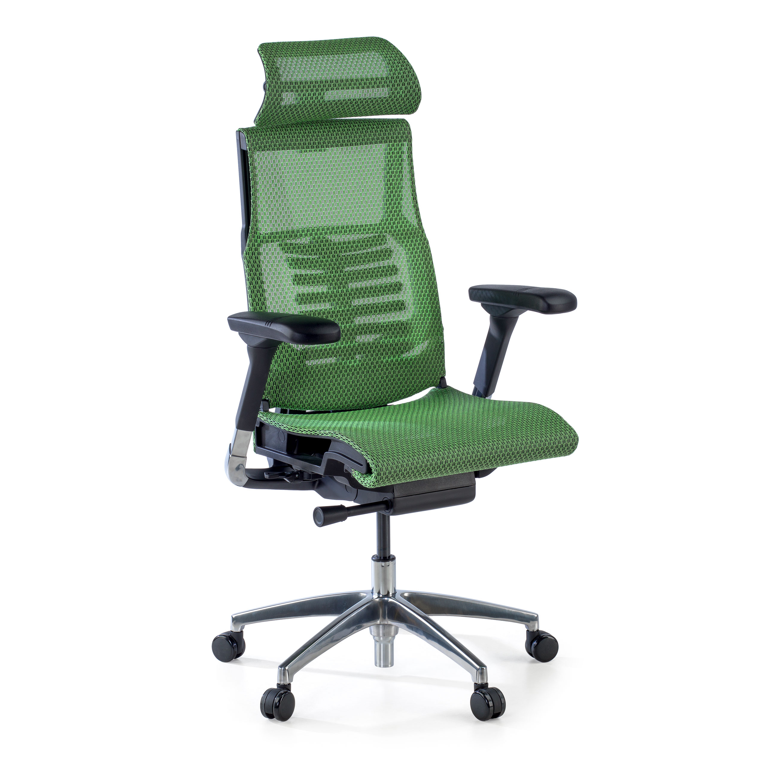 Ergonomische bureaustoel Pofit2, premium model, zwart frame