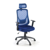 Bureaustoel Lake, verstelbare armleuningen, met hoofdsteun, Mesh bekleding