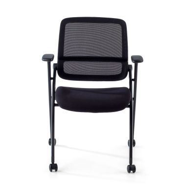 stoel met schrijfblad zwart stoel met wielen netstof mesh beweegbare armleuningen 9