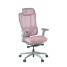 Ergonomische bureaustoel AeroFlow white, met hoofdsteun, synchroonmechanisme