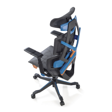 gamestoel lila dragonlord netstof mesh 6d verstelbare armleuningen lumbale steun hoofdsteun 9