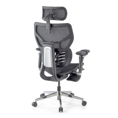 ergonomische bureaustoel zwart erghos x3 netstof mesh 5d verstelbare armleuningen dubbele lumbale steun hoofdsteun 13