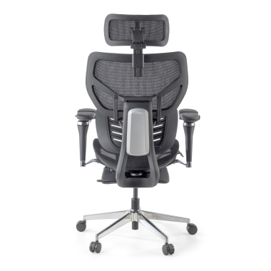 ergonomische bureaustoel zwart erghos x3 netstof mesh 5d verstelbare armleuningen dubbele lumbale steun hoofdsteun 7