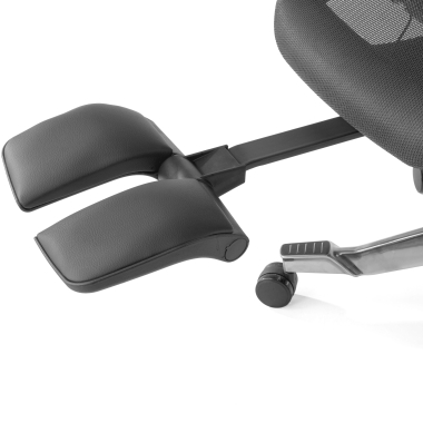 ergonomische bureaustoel zwart erghos x4 pro netstof mesh 6d verstelbare armleuningen dubbele lumbale steun hoofdsteun uitschuifbare voetensteun 14