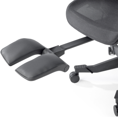 ergonomische bureaustoel zwart erghos x1 netstof mesh 3d verstelbare armleuningen dubbele lumbale steun hoofdsteun 7