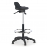 Werkkruk Maxwork, ergonomisch, zadelzitting
