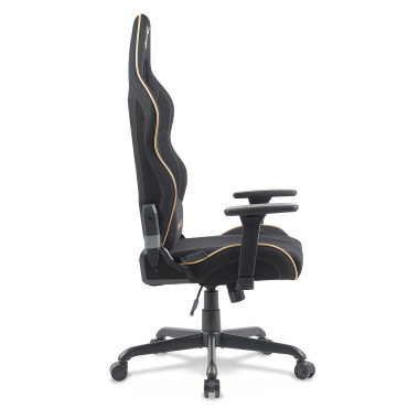 gamestoel zwart breeze stof beweegbare armleuningen hoofdsteun kussen hoofdsteun 6