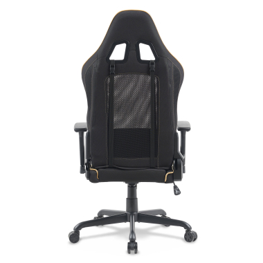 gamestoel zwart breeze stof beweegbare armleuningen hoofdsteun kussen hoofdsteun 9