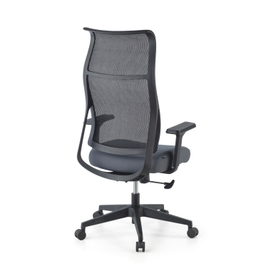 ergonomische bureaustoel grijs stay netstof mesh beweegbare armleuningen 8