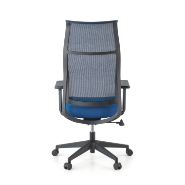 ergonomische bureaustoel blauw stay netstof mesh beweegbare armleuningen 7