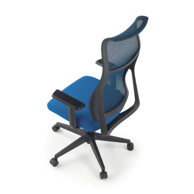 ergonomische bureaustoel blauw stay netstof mesh beweegbare armleuningen 8