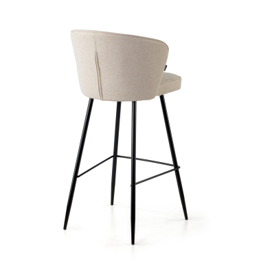 bureaukruk beige martina stof gestoffeerde armleuningen 6