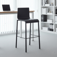 Bureaustokruk met rugleuning Alea, ergonomische zitting