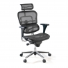 Ergonomische Bureaustoel Ergohuman, premium model, aluminium, mesh