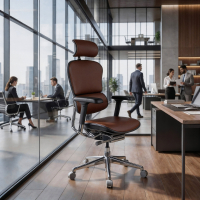 Ergonomische Stoel Ergohuman Elite, natuurlijk leer