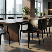 Horeca stoel met armleuningen Loop, brede zitting