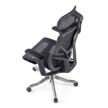 ergonomische bureaustoel zwart aerofit zwart frame netstof mesh 4d verstelbare armleuningen dubbele lumbale steun hoofdsteun 13