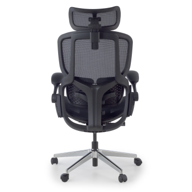 ergonomische bureaustoel zwart erghos one met hoofdsteun netstof mesh 3d verstelbare armleuningen dubbele lumbale steun hoofdsteun 11