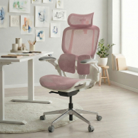 Ergonomische stoel met hoofdsteun Erghos One, orthopedisch, dubbele lendensteun