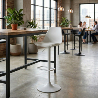 Barkruk Norway met metalen poten, modern design