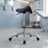 Werkkruk Maxwork, ergonomisch, zadelzitting