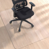 Vloerbeschermer voor bureaustoelen, rechthoekig, van transparant PVC