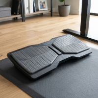 Ergonomische voetensteun Ergopedal, voor staand bureau, schommelplaat