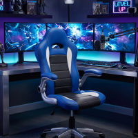 Gamestoel Lotus, racestoel, inklapbare armleuningen