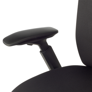 ergonomische bureaustoel zwart gemini stof 4d verstelbare armleuningen 12