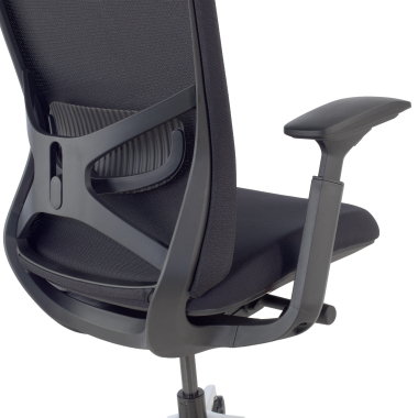 ergonomische bureaustoel zwart gemini stof 4d verstelbare armleuningen 13