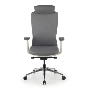 ergonomische bureaustoel grijs gemini stof 4d verstelbare armleuningen 3