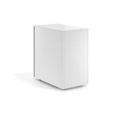 ladeblok wit 3 laden smal model metaal 6