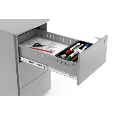 ladeblok aluminium 3 laden smal model metaal 5