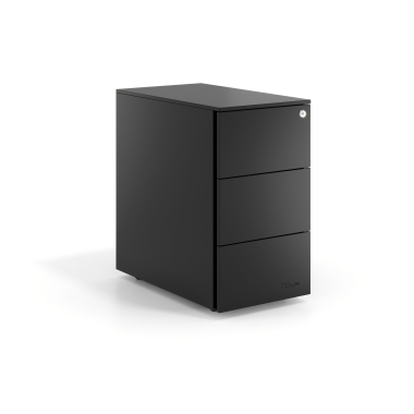 ladeblok zwart 3 laden smal model metaal 1
