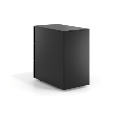 ladeblok zwart 3 laden smal model metaal 6