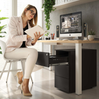 Smalle ladeblok op wieltjes Xenon Slim, 3 lades