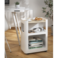 Opbergtrolley voor kantoor met legplanken Milos