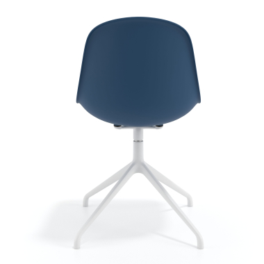 kuipstoel wit blauw basis piramide kunststof zonder armleuningen 4