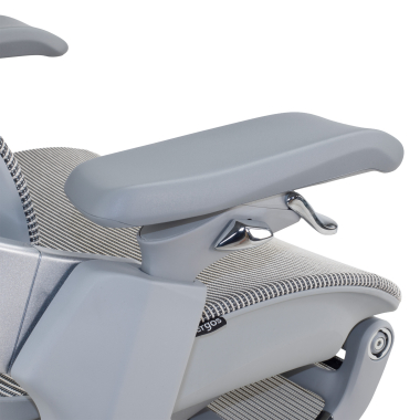 ergonomische bureaustoel wit grijs ergonomische stoel zenmax aluminium voetensteun netstof mesh 4d verstelbare armleuningen dubbele lumbale steun hoofdsteun uitschuifbare voetensteun 19