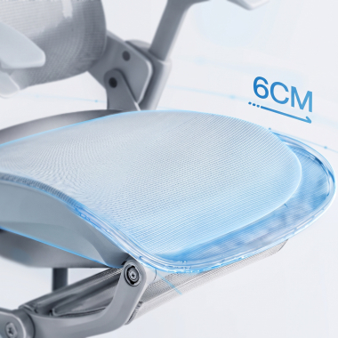 ergonomische bureaustoel wit grijs ergonomische stoel zenmax aluminium voetensteun netstof mesh 4d verstelbare armleuningen dubbele lumbale steun hoofdsteun uitschuifbare voetensteun 9