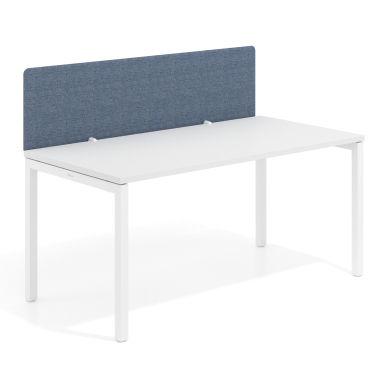 bureauschermen blauw aluminium structuur 4