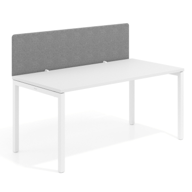 bureauschermen grijs aluminium structuur 4