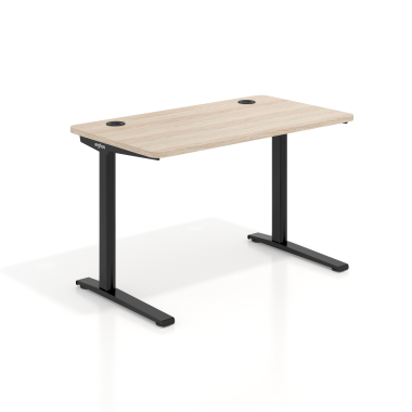 bureautafel zwart flax oak witte structuur 1