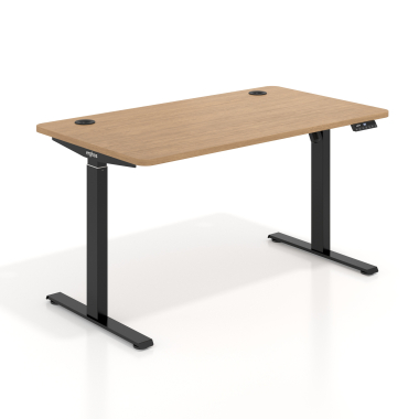 zit stabureau zwart red oak erghos go 1