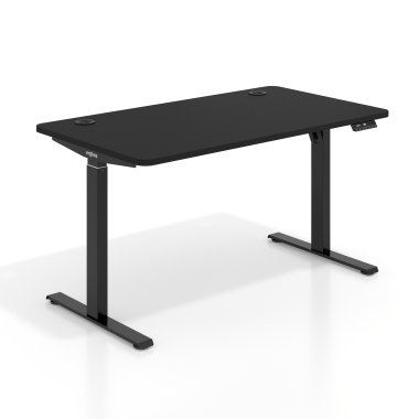 zit stabureau zwart pure black erghos go 1