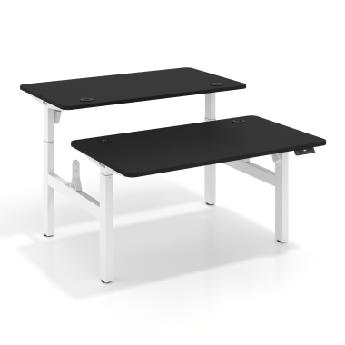 zit stabureau wit pure black erghos go 1